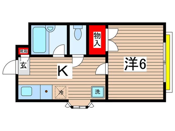 アメニティハウス２の物件間取画像